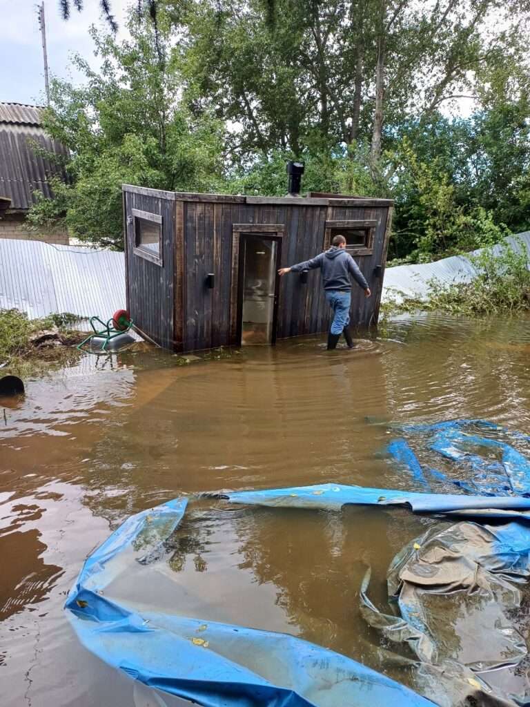 Как выглядят участки в СНТ «Железнодорожник» после схода воды