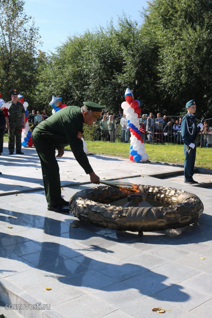 На мемориале в Кременкуле зажгли Вечный огонь