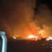 В Сосновском районе ночью ликвидировали крупный пожар на предприятии