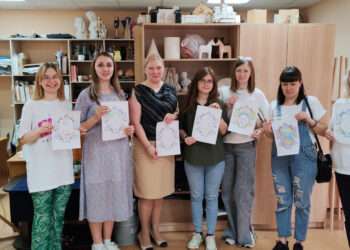 В Полетаевской библиотеки придумывали и рисовали герб семьи