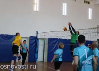 Педагоги Сосновского района сыграли в волейбол