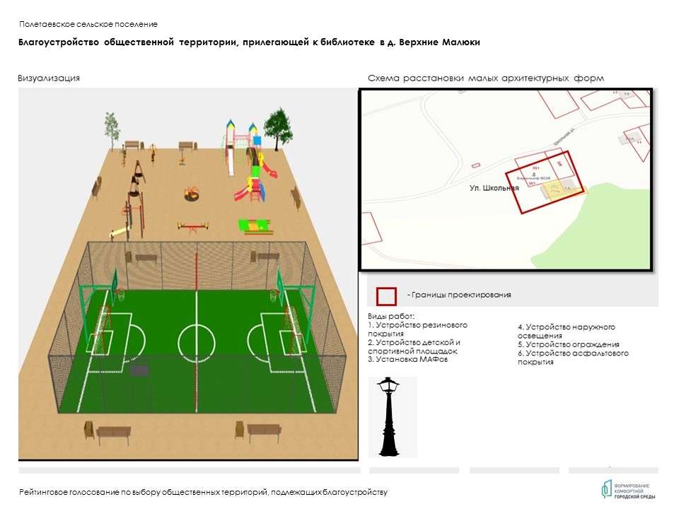 В Сосновском районе выбирают новый облик общественных территорий