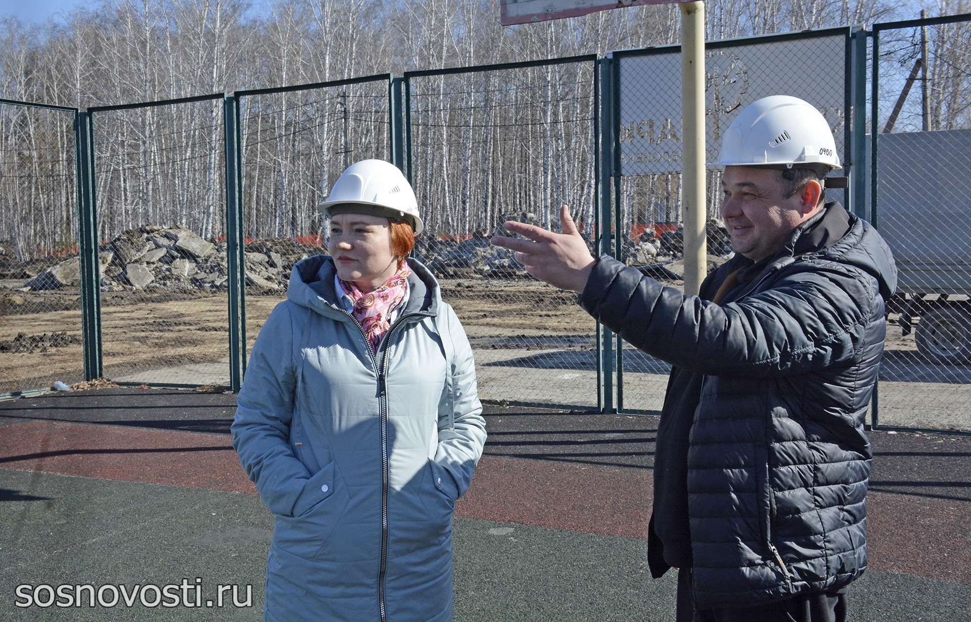 В Рощино началось строительство стадиона