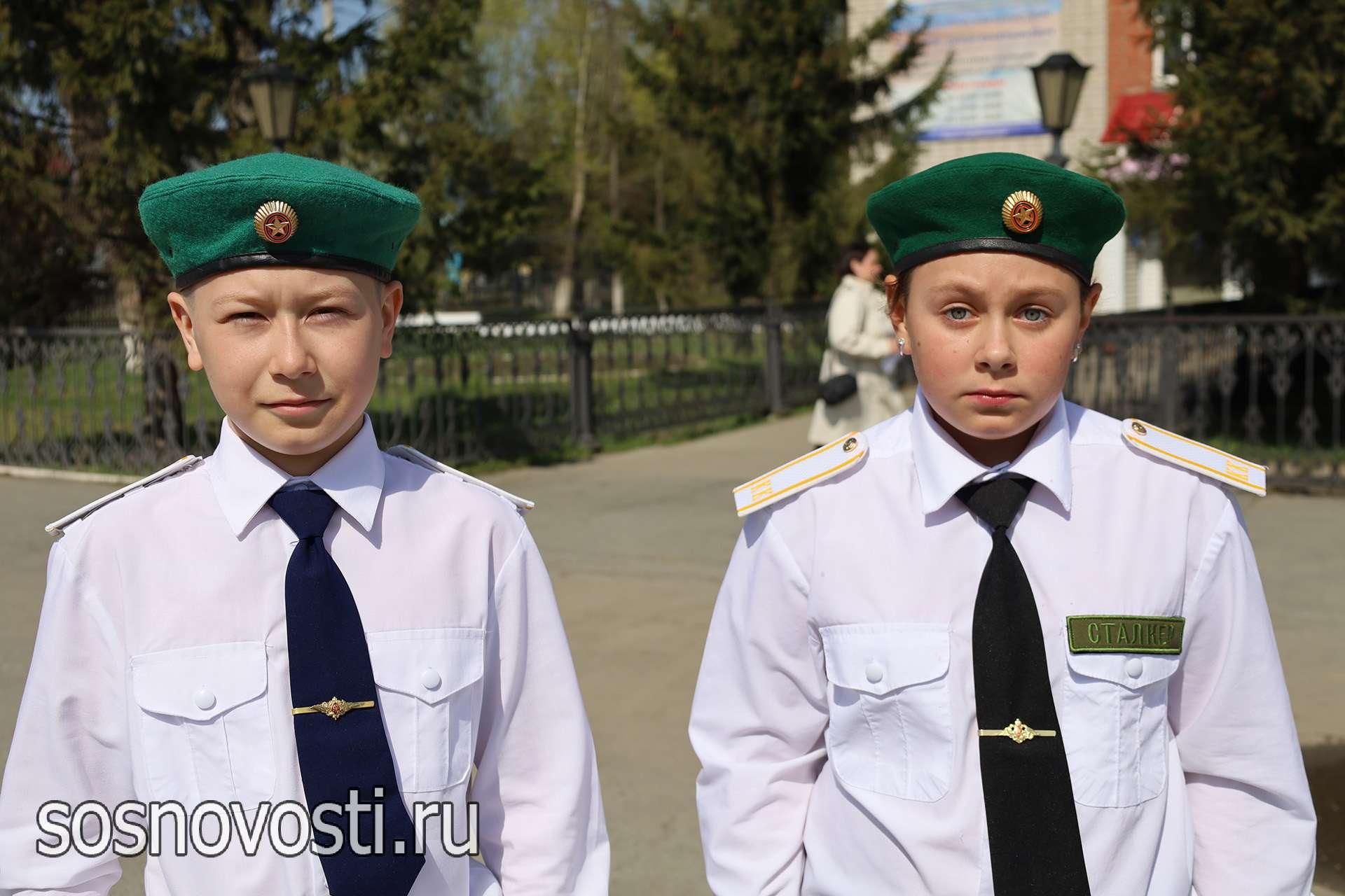 Кадеты встали в почетный караул