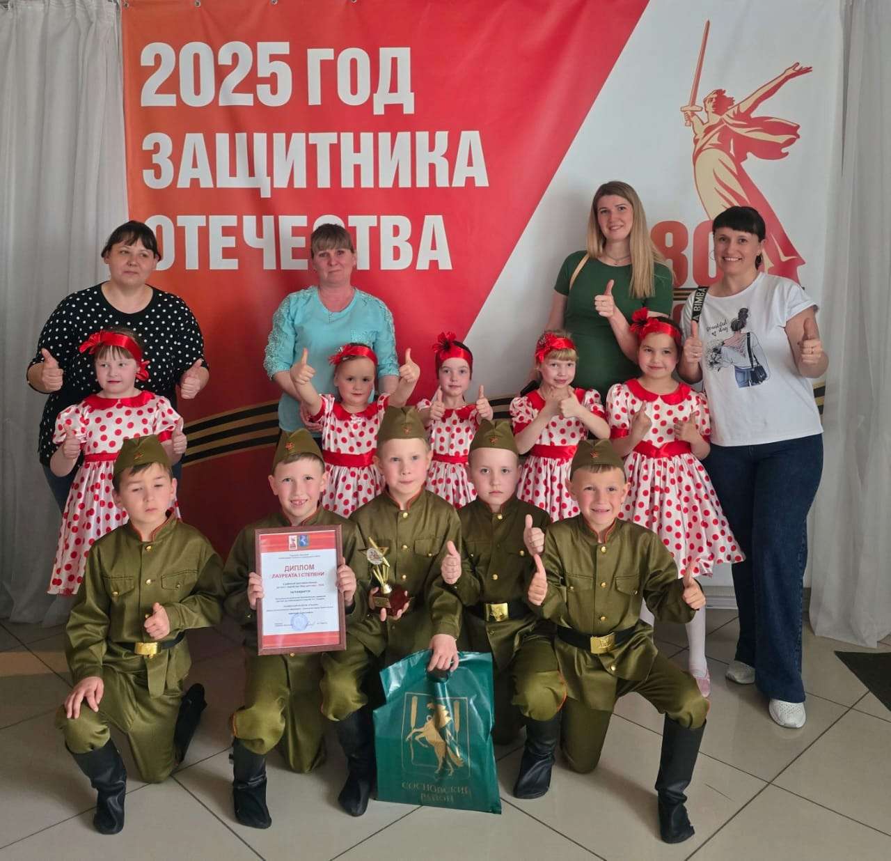 В Долгодеревенском прошел районный фестиваль «Мир детства»