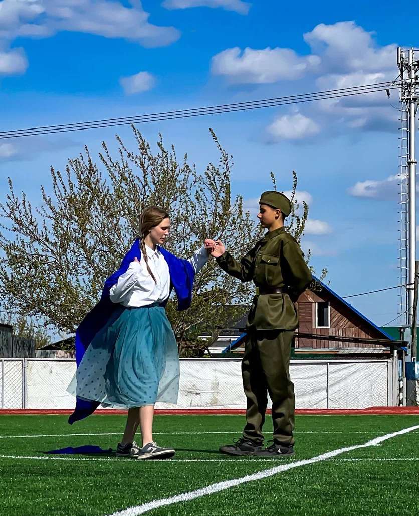 В Саргазах станцевали Вальс Победы