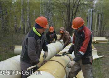 Новую одежду получит теплотрасса в поселке Рощино
