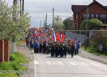 В Сосновском районе состоялось шествие Бессмертного полка