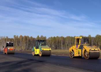 Строительство автодороги Красное Поле – Полетаево выходит на финишную прямую