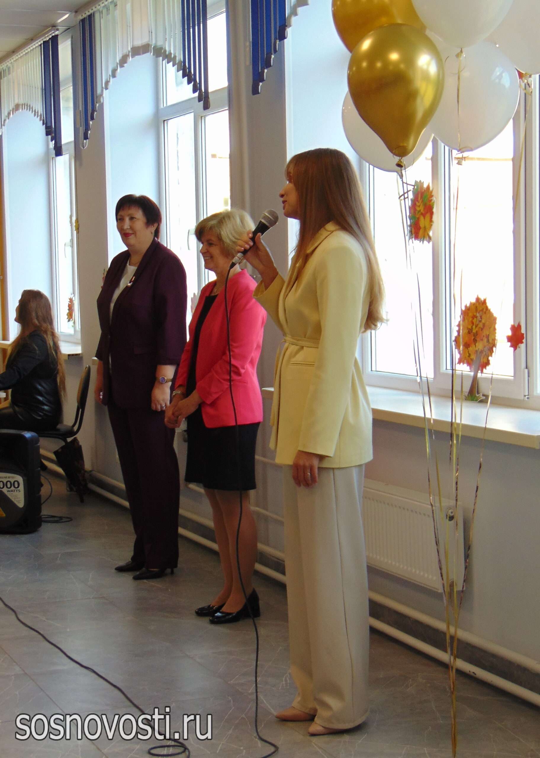 В Долгодеревенской школе прошла линейка для первоклассников