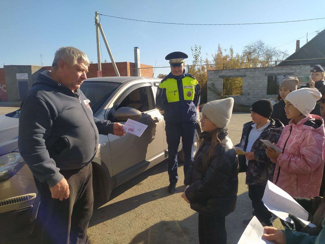 В Саккулово прошла профилактическая акция "Письма водителю"