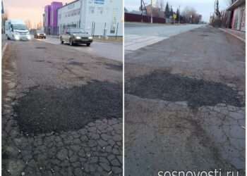 На остановке в Учхозе привели в порядок дорожное покрытие