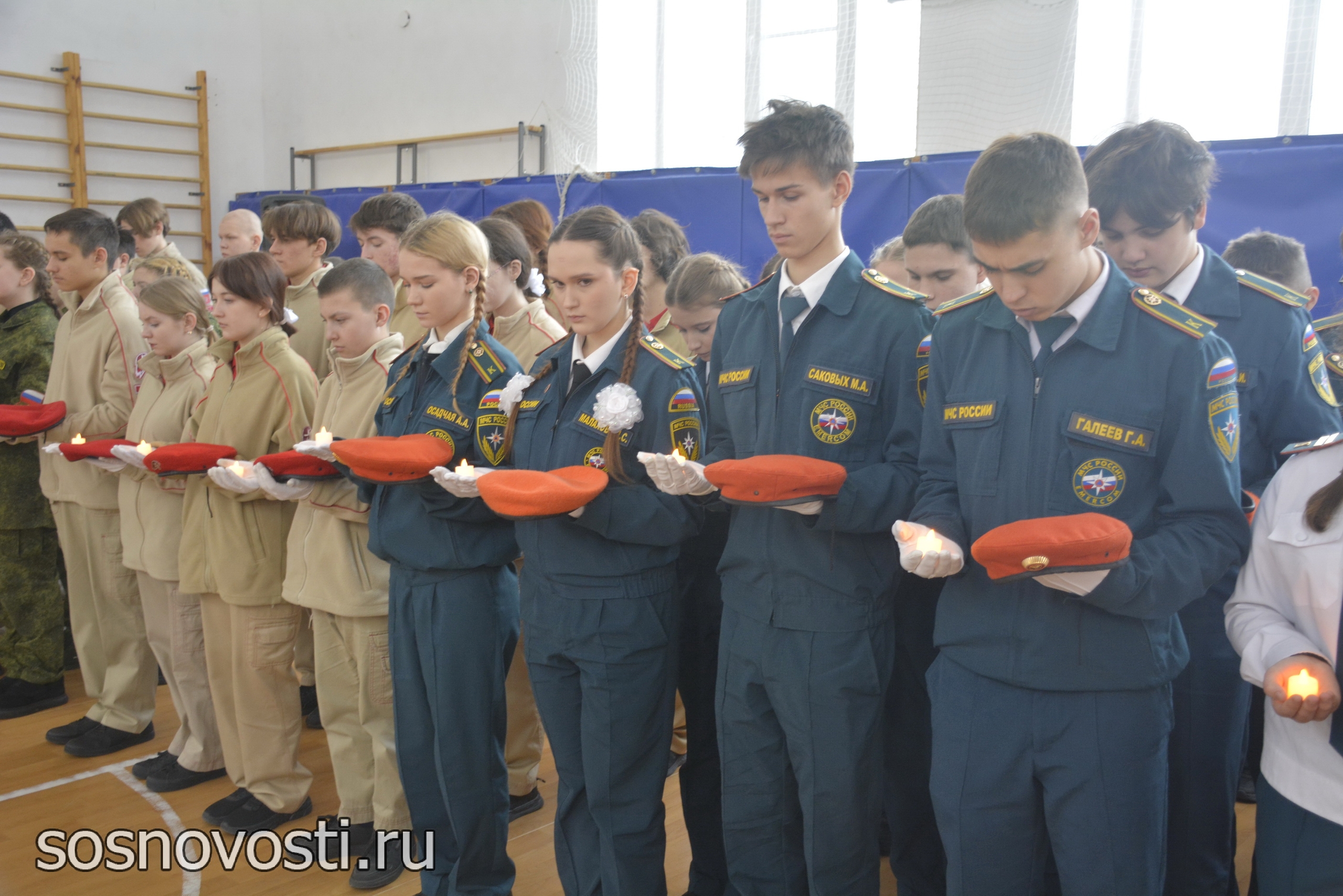 В Долгодеревенском прошло торжественное открытие бюста Героя России Андрея Мосина