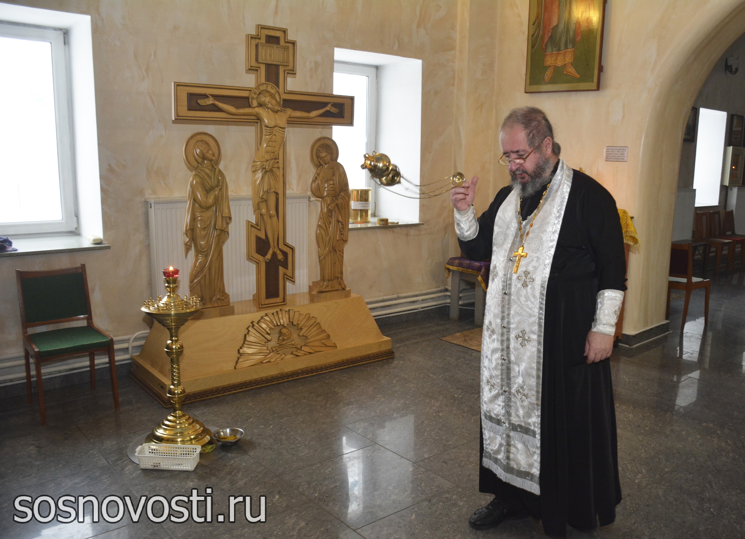 В селе Долгодеревенском совершили панихиду по погибшим участникам СВО