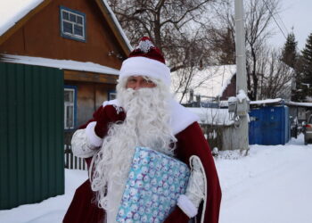 Поздравление с Новым годом для жителей Сосновского округа