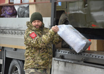 Бойцы и жители Северодонецка благодарят сосновцев за гуманитарную помощь