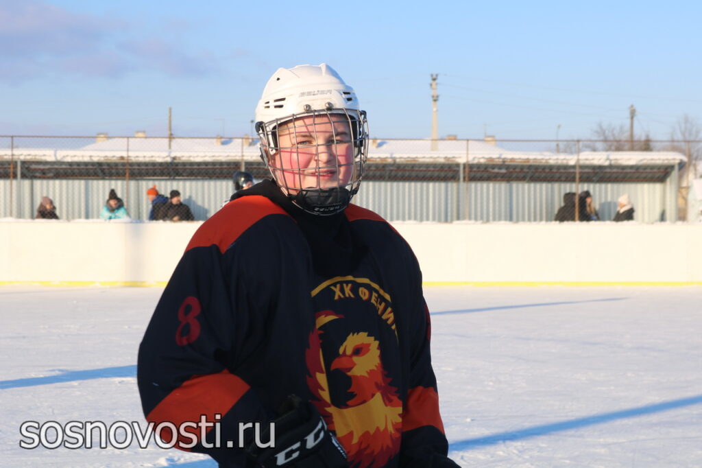 В Сосновском округе разыгран Кубок главы по хоккею с шайбой