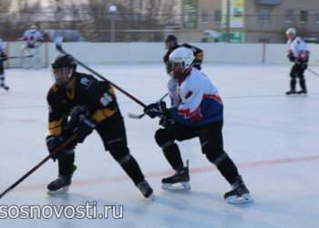 В Сосновском округе разыгран Кубок главы по хоккею с шайбой