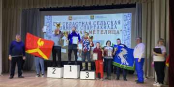 Сборная Сосновского округа вошла в пятерку сильнейших на зимних сельских играх