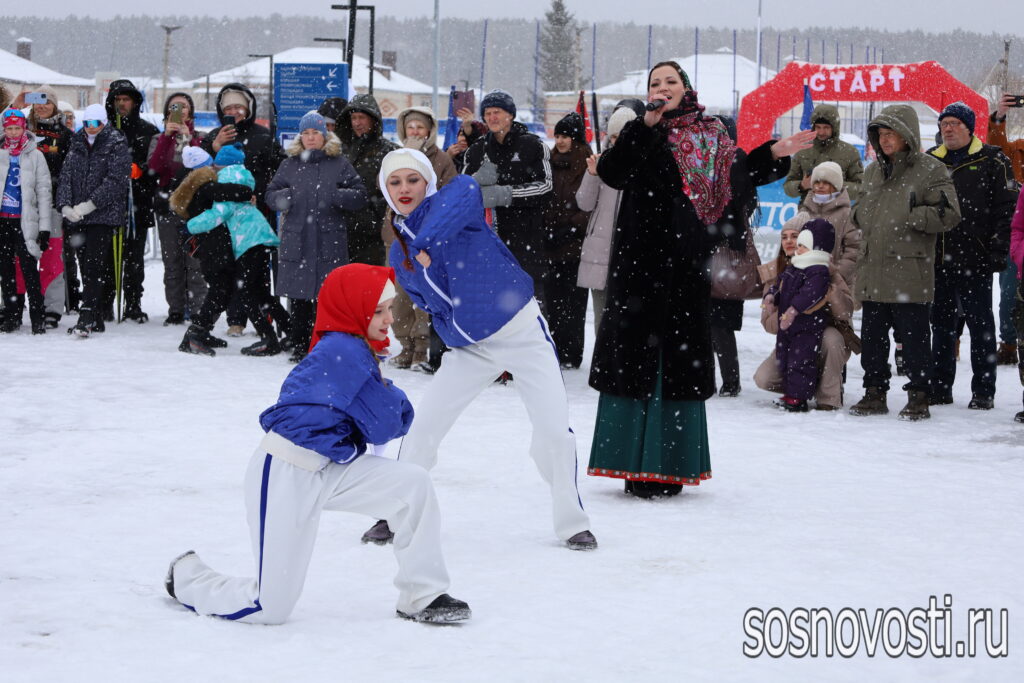 В Сосновском округе прошла лыжная гонка в память о бойцах СВО
