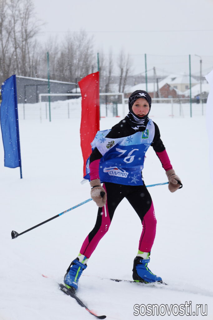 В Сосновском округе прошла лыжная гонка в память о бойцах СВО