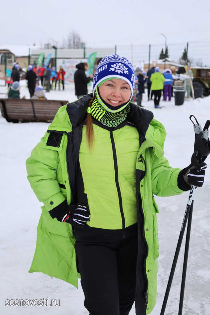 Сосновские спортсмены приняли участие в «Лыжне России- 2026»