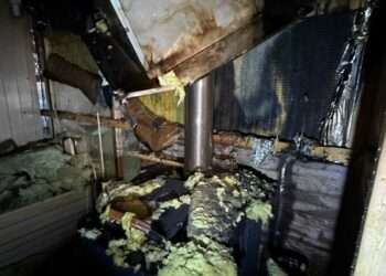 Огнеборцы локализовали возгорание бани в Прудном