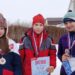 Сборная Сосновского округа заняла первое место в лыжных гонках среди школьников