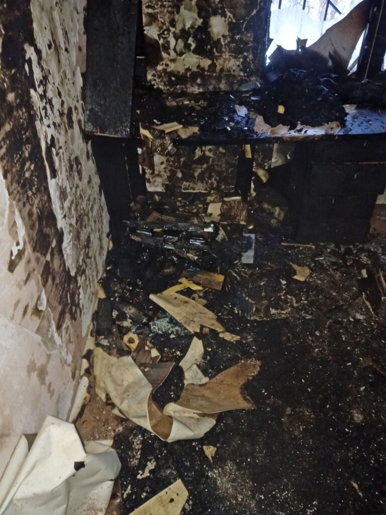 В Полетаево в пожаре погиб мужчина