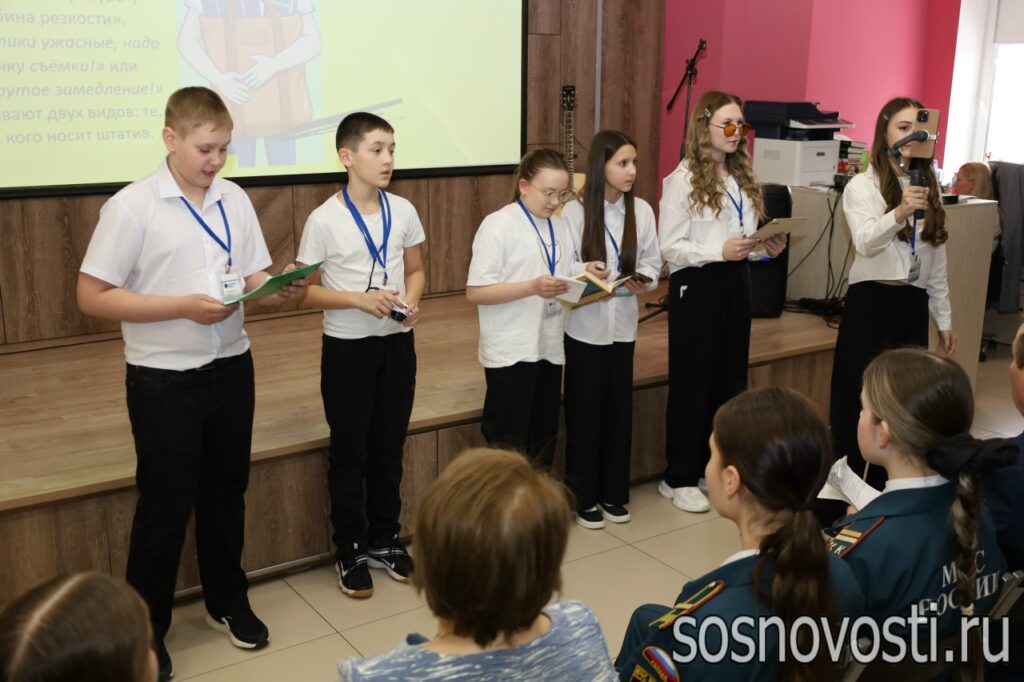 Школьные медиагруппы Сосновского округа на себя посмотрели и другим показали