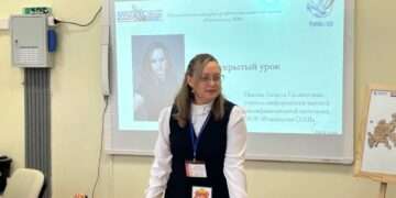 Педагог Рощинской школы приняла участие в областном конкурсе «Учитель года 2026»