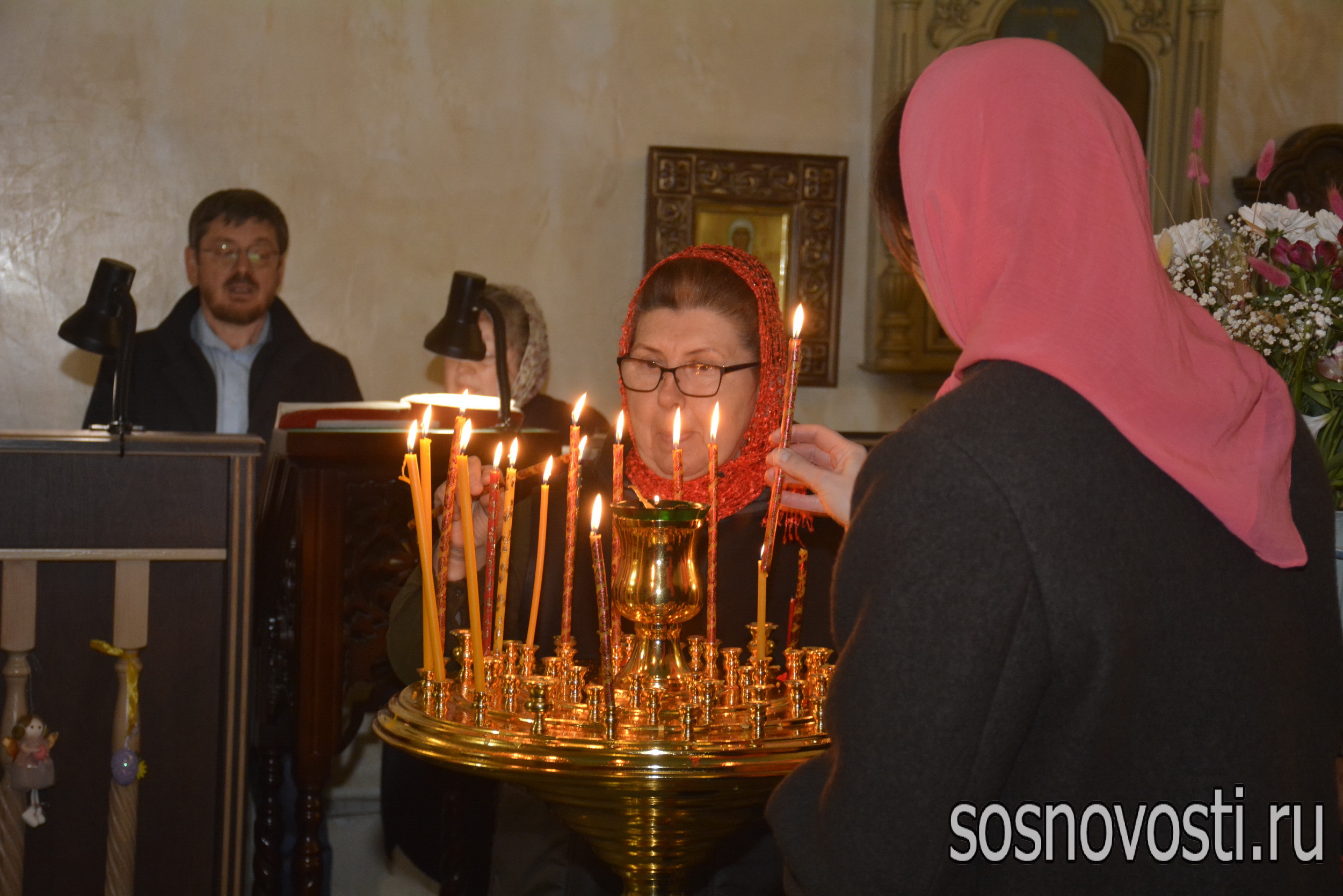 В Свято-Троицком храме прошла Пасхальная литургия