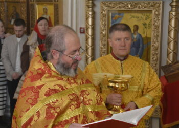 В Свято-Троицком храме прошла Пасхальная литургия