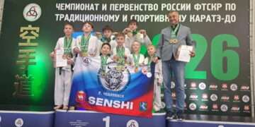 Спортсмены каратисты из Долгодеревенского выступили на чемпионате России