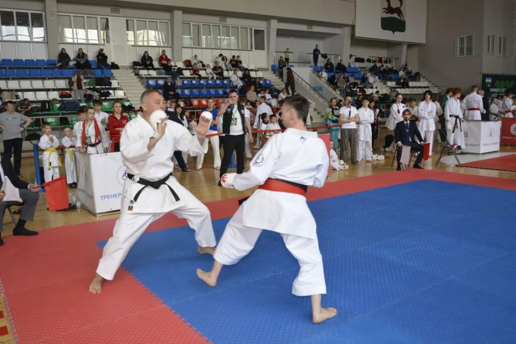 Спортсмены каратисты из Долгодеревенского выступили на чемпионате России