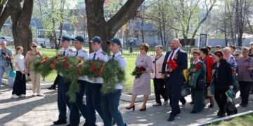 Поздравление с Днем Победы для жителей Сосновского округа