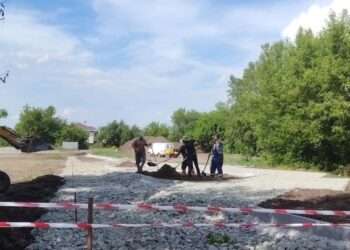 Спортзал и зона для отдыха: в Касаргах и Теченском идет благоустройство