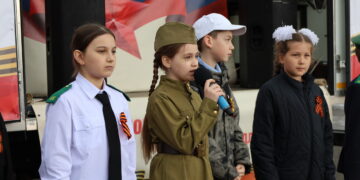 В Долгодеревенском прошла акция «Мы о войне стихами говорим»