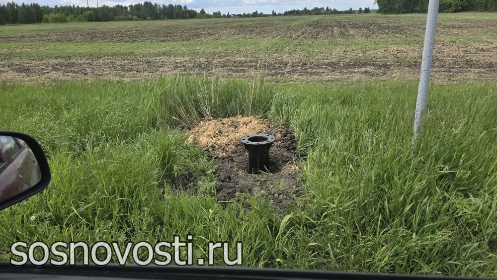 В Долгодеревенском смонтируют дорожное освещение на южном и северном въездах