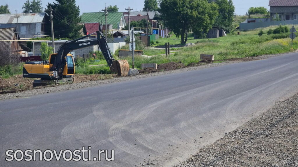 Завершается ремонт первого участка автодороги Челябинск – Тимирязевский