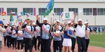 Сборная Сосновского округа выступает в финале областных сельских игр «Золотой колос»