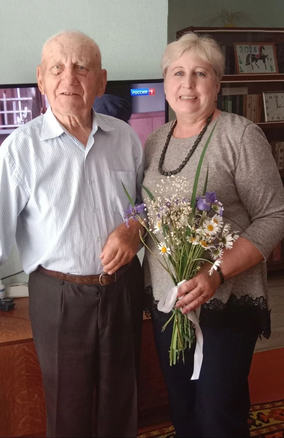 Ветеран труда из Полетаево отметил 90-летний юбилей