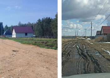 В деревне Этимганова отсыпали старые грунтовые дороги