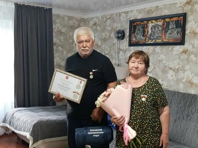Супруги из Киржакуля награждены знаком отличия «Семейное счастье»