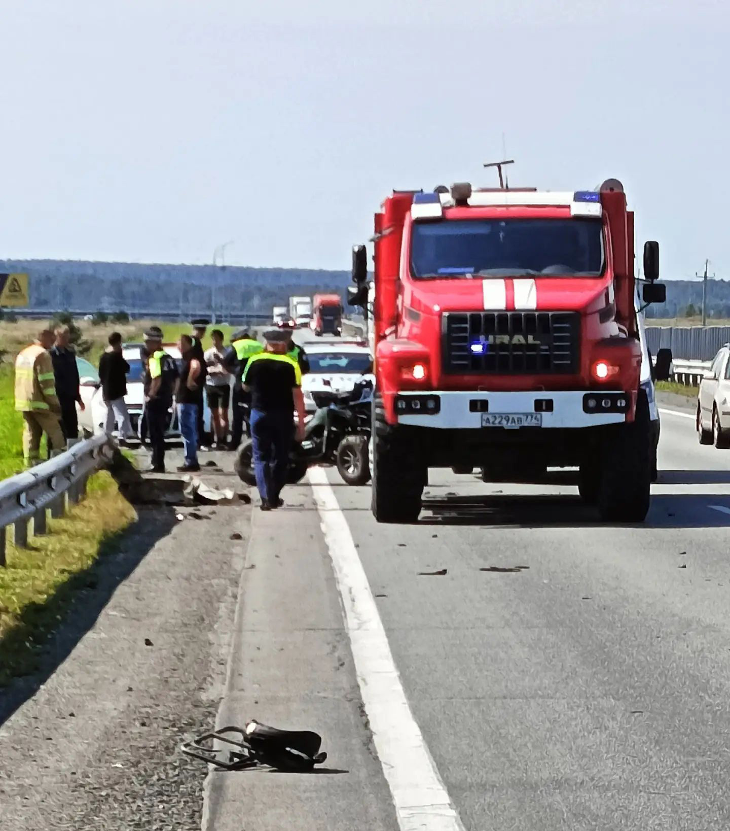 Женщина и подросток на квадрацикле попали под грузовик и погибли