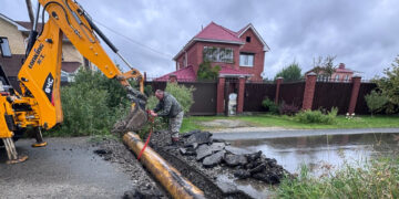 В Кременкуле устраняют последствия обильных осадков