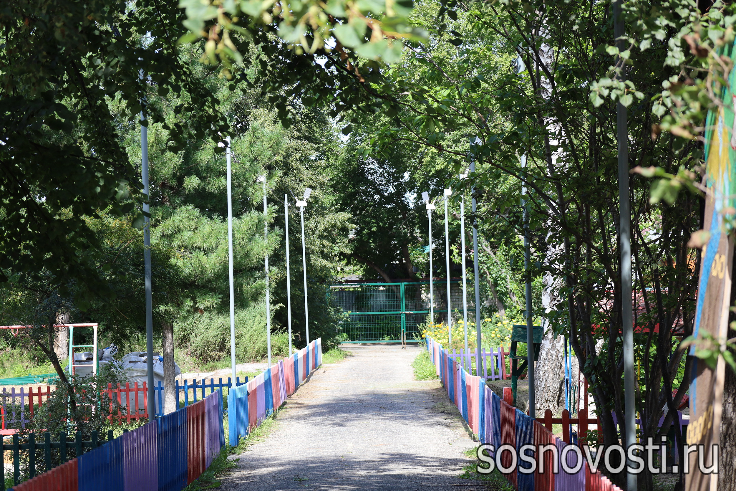 На разных стадиях готовности: в Сосновском округе обновляют общественные пространства