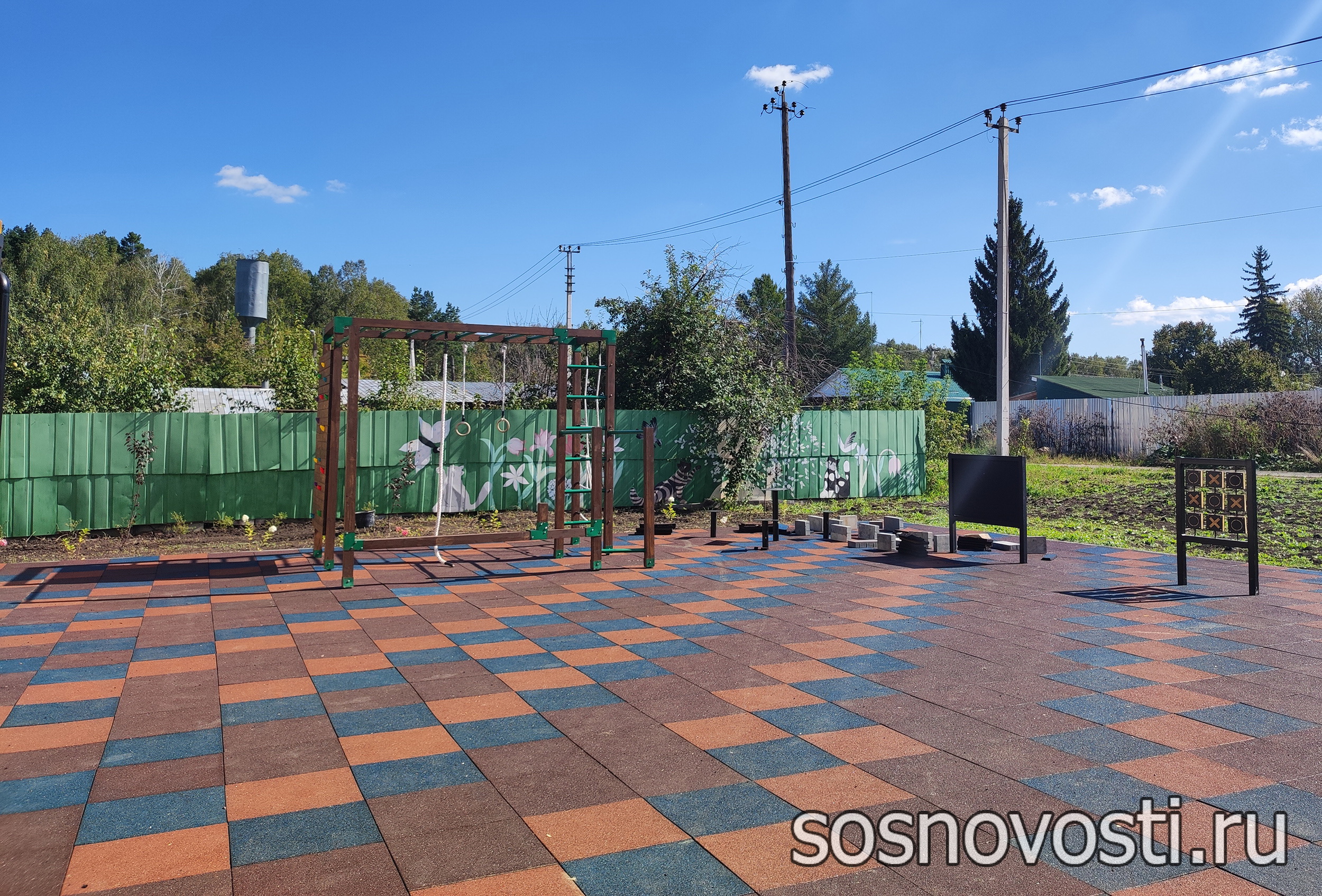 В Красном поле и Саргазах появились новые благоустроенные территории