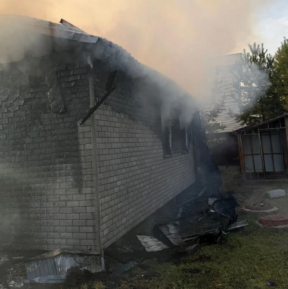В Моховичках сгорел жилой дом