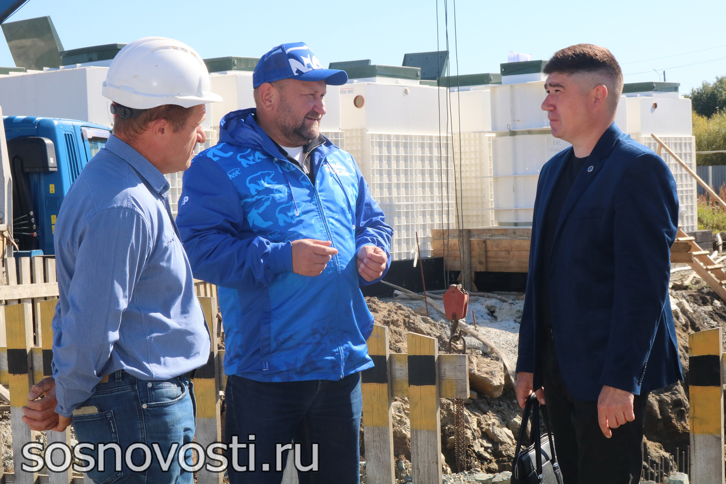В Есаульском строятся очистные сооружения
